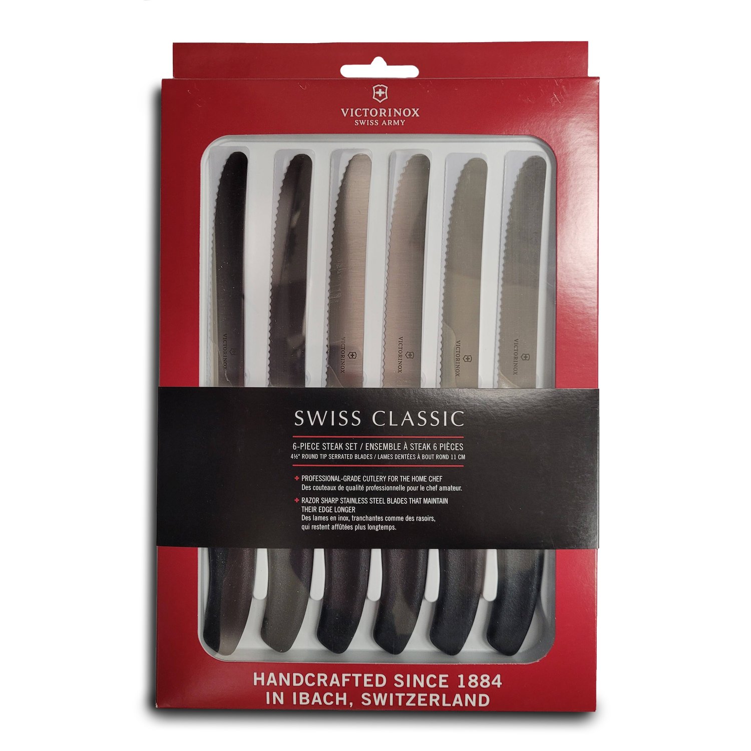 6pc Serrated Knife Set (round) – JB's Sausage Maker Supplies