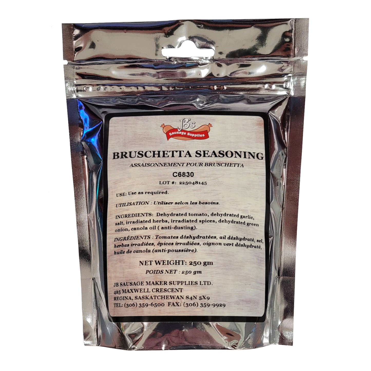 π NEW! Bruschetta Seasoning