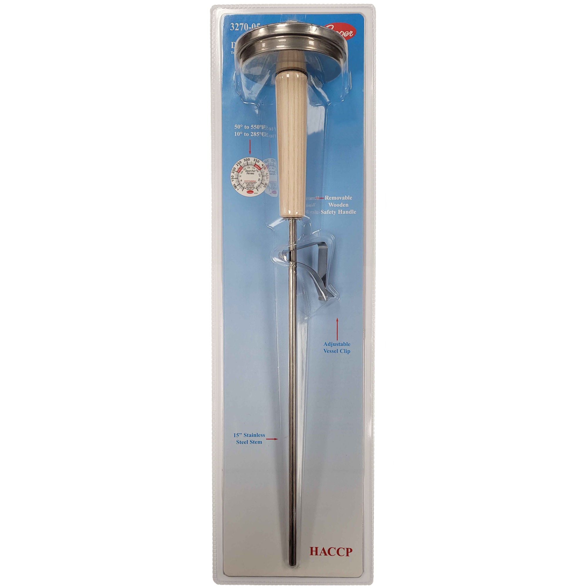 Cooper Atkins 327005 Deep Frying Thermometer JB's Sausage Maker Supplies