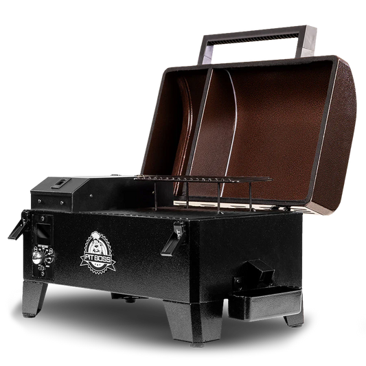 Pit Boss PB150PPS Portable Tabletop Pellet Grill – Mahogany