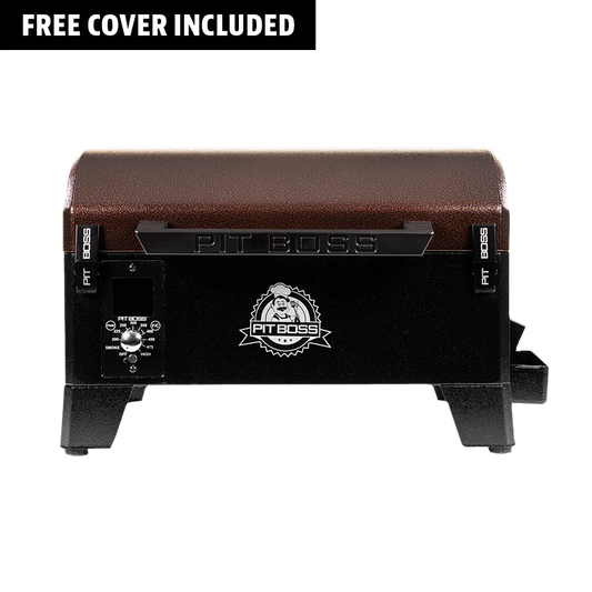 Pit Boss PB150PPS Portable Tabletop Pellet Grill – Mahogany