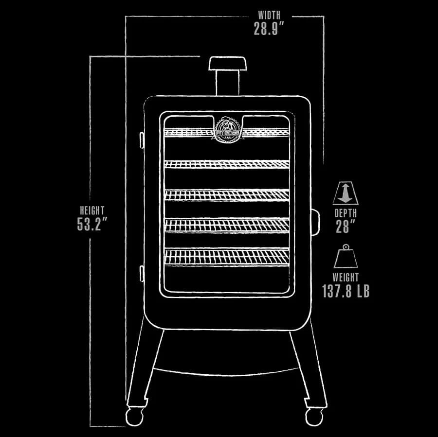 Pit Boss Sportsman 5 Series Vertical Pellet Smoker