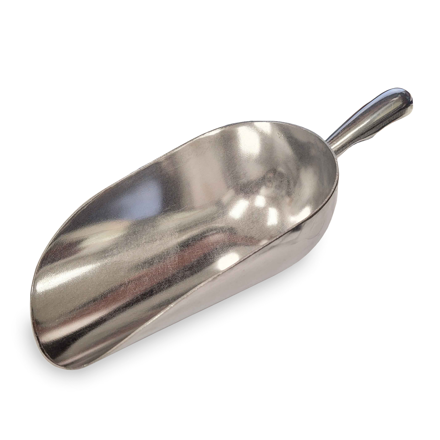 38 oz One-Piece Aluminum Scoop with Round Bottom