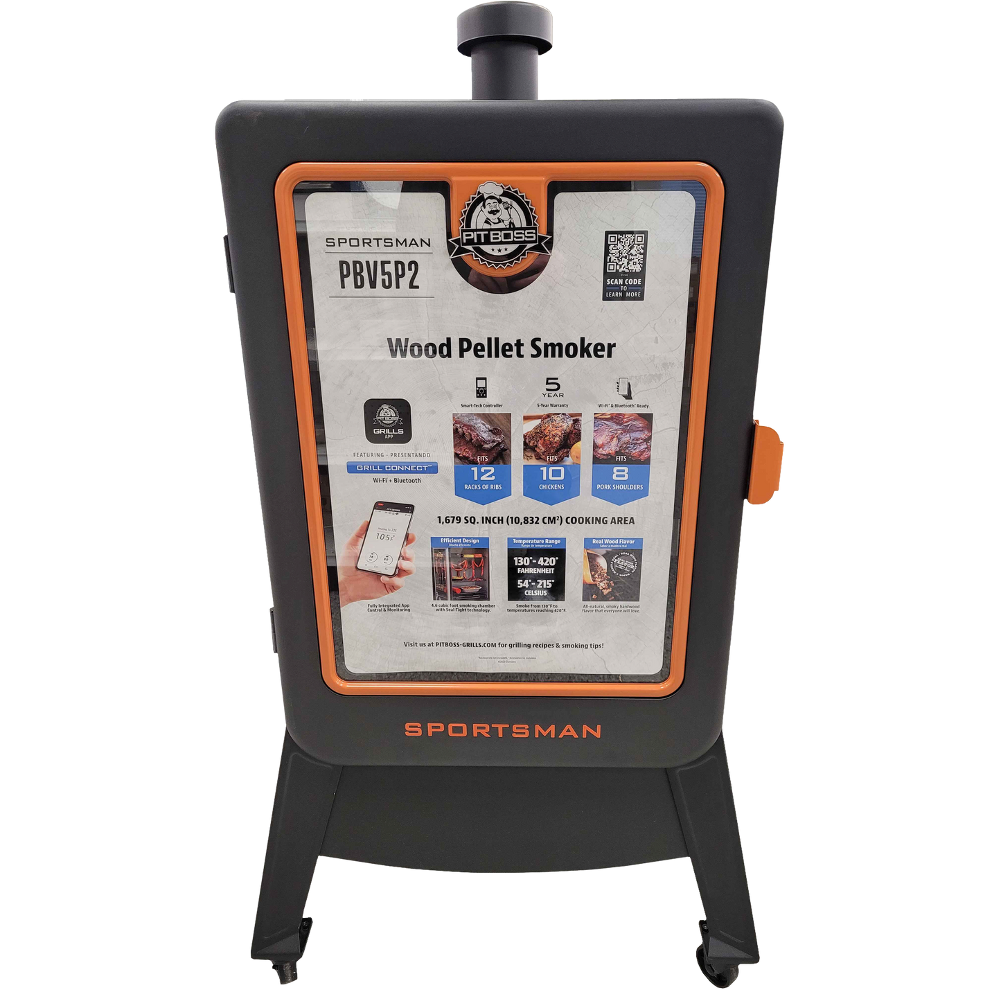Pit Boss Sportsman 5 Series Vertical Pellet Smoker