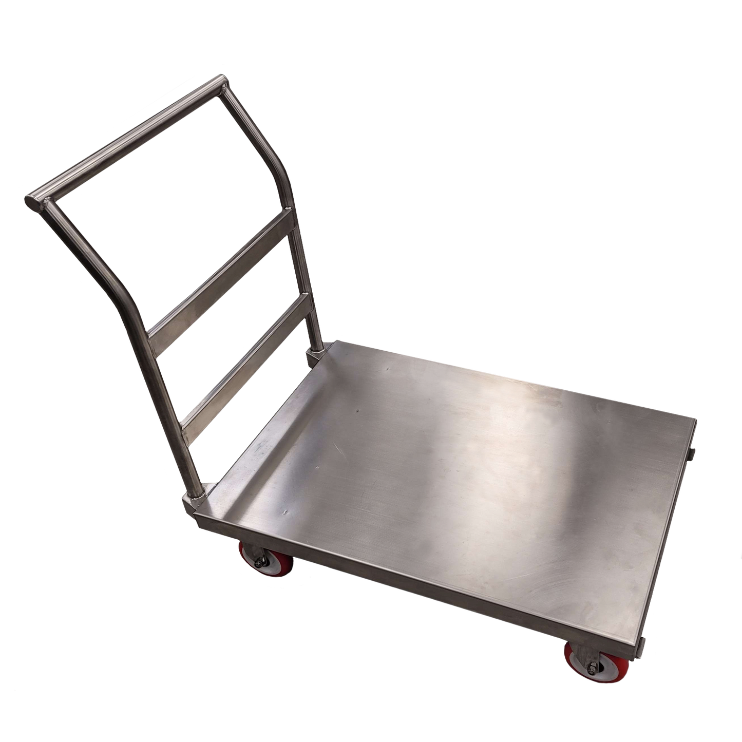 Heavy-Duty Stainless Steel Flat Deck Carts