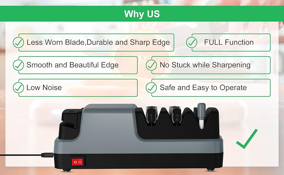4-in-1 Electric Knife Sharpener
