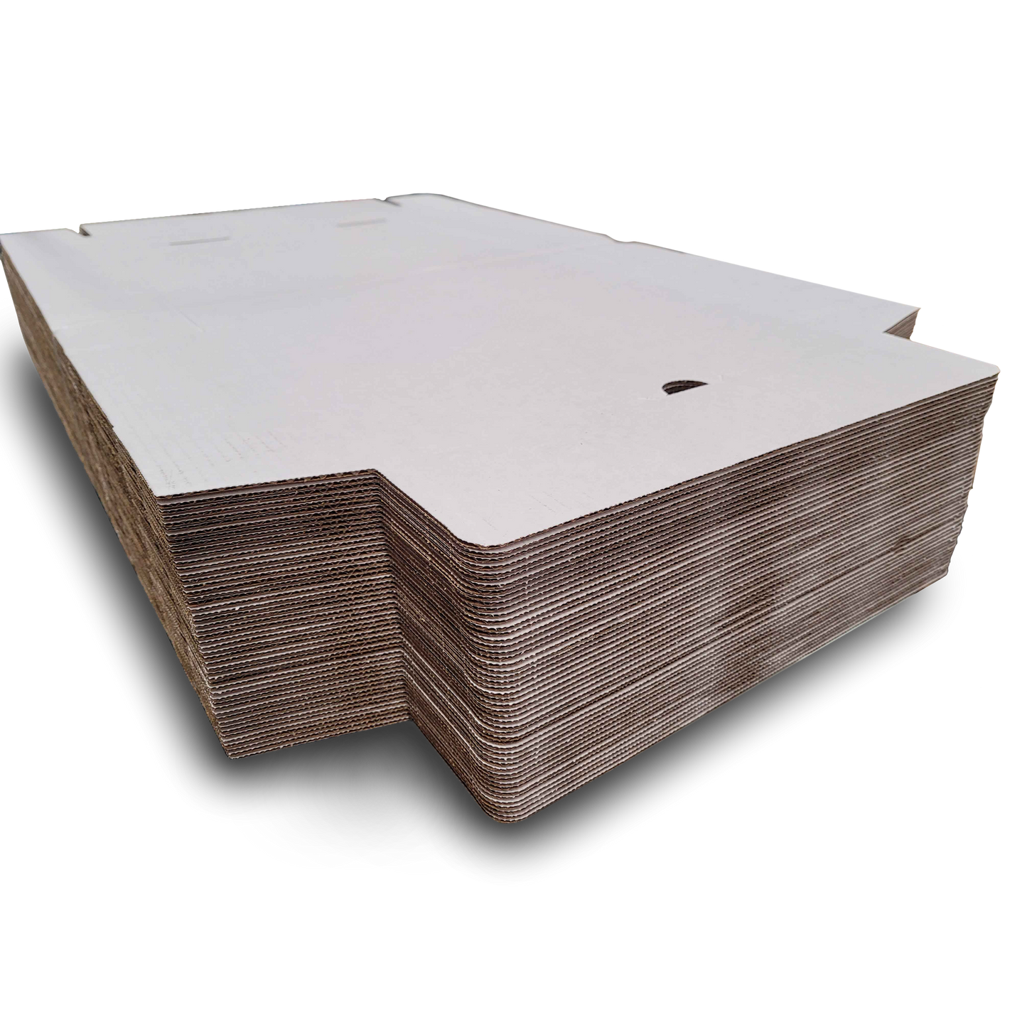 Plain White 10# Patty Boxes (Bundle of 50)