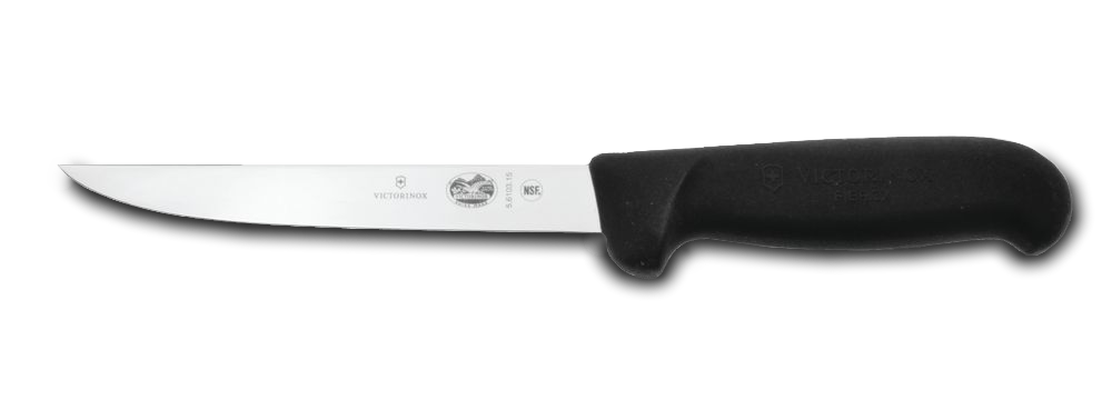 6" Straight Stiff Boning Knife (wide)