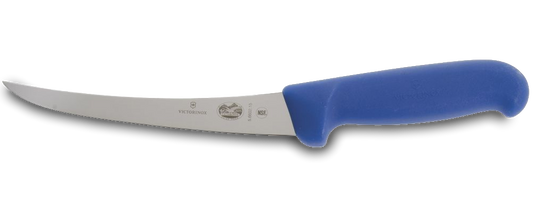 6" Curved Semi-Flex Boning Knife (blue)