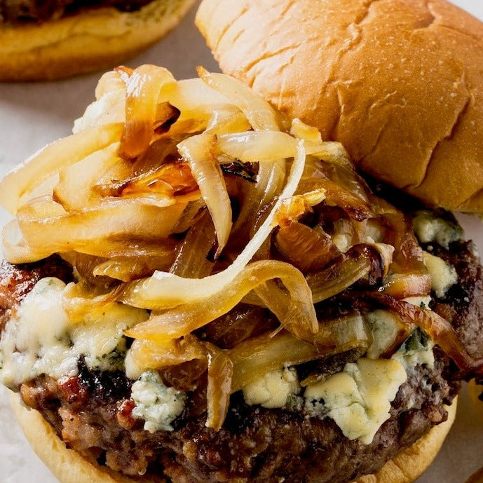 Caramelized Onion & Pepper Burger S/B