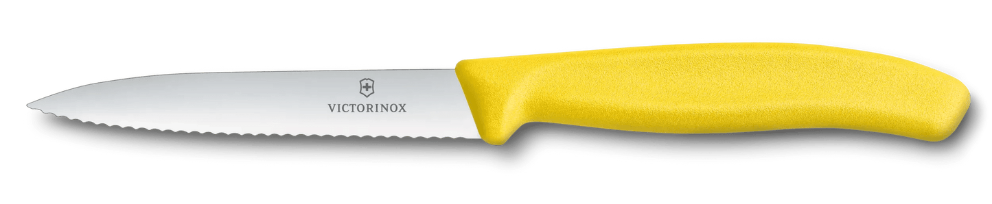 4" Serrated Paring Knife (yellow)