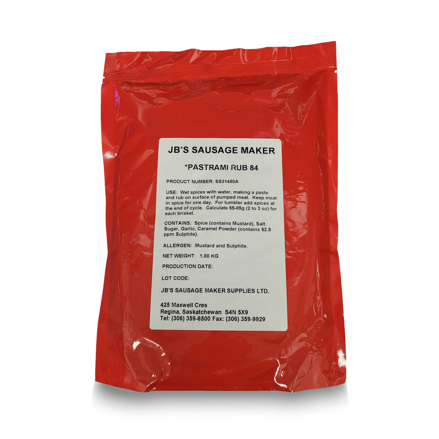 Pastrami Rub 84