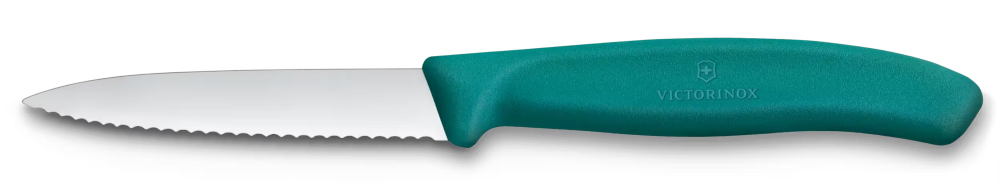 3 ¼" Serrated Paring Knife (kale green)
