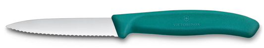3 ¼" Serrated Paring Knife (kale green)